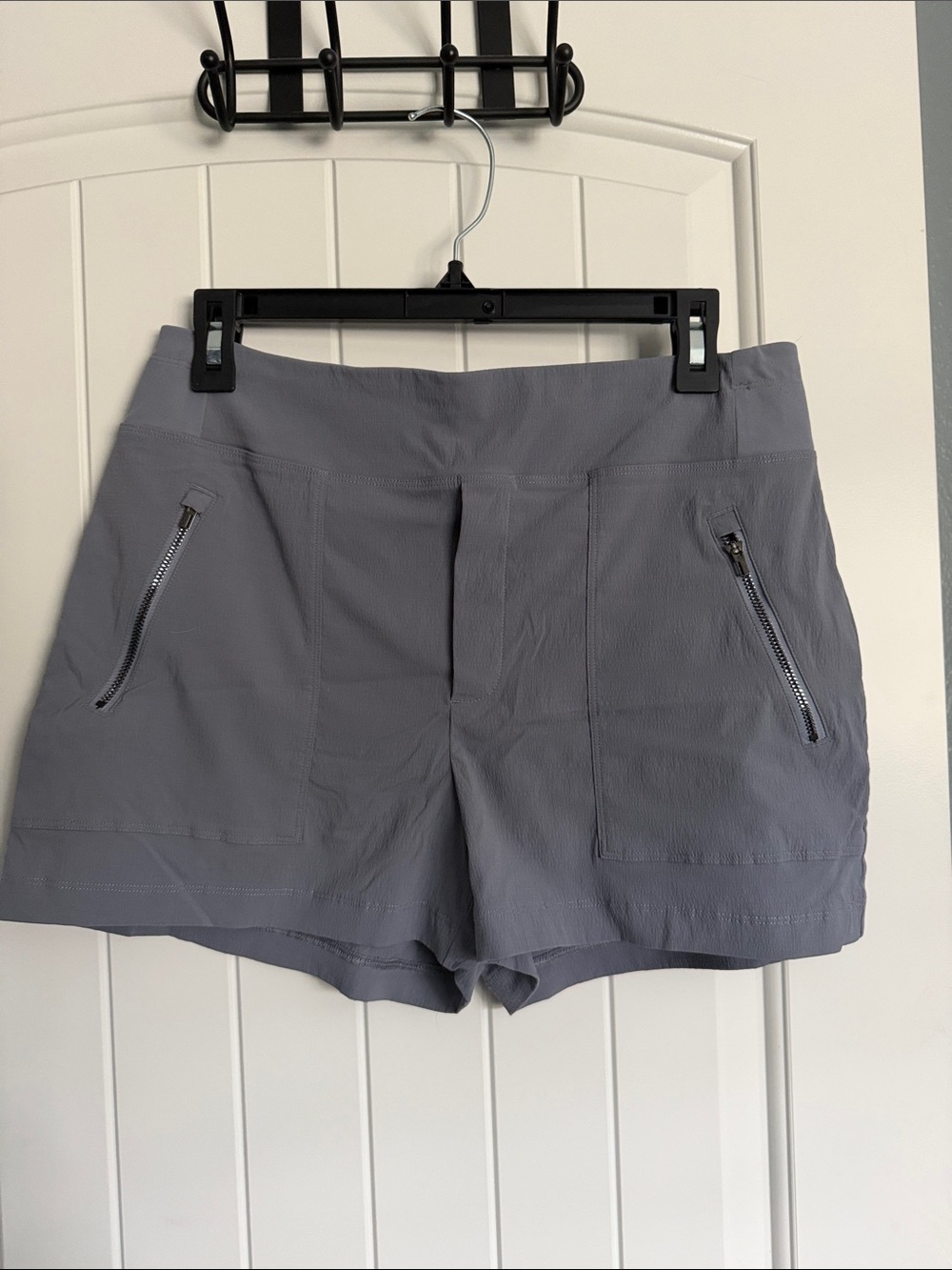 Athleta Slate Gray Athletic Trekkie  Shorts